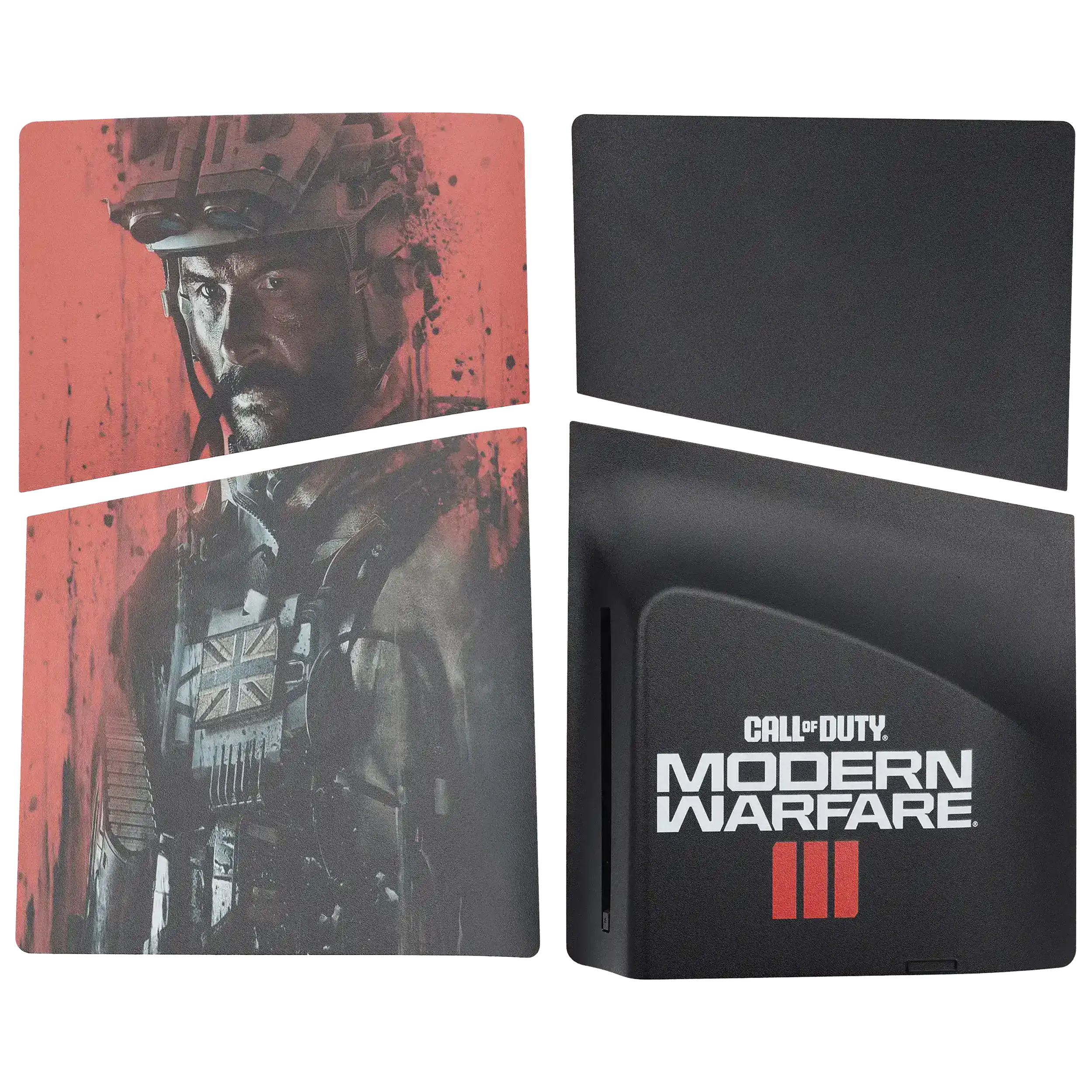 Call of Duty: Modern Warfare III faceplate cover set for PlayStation 5 Slim Disc Edition
