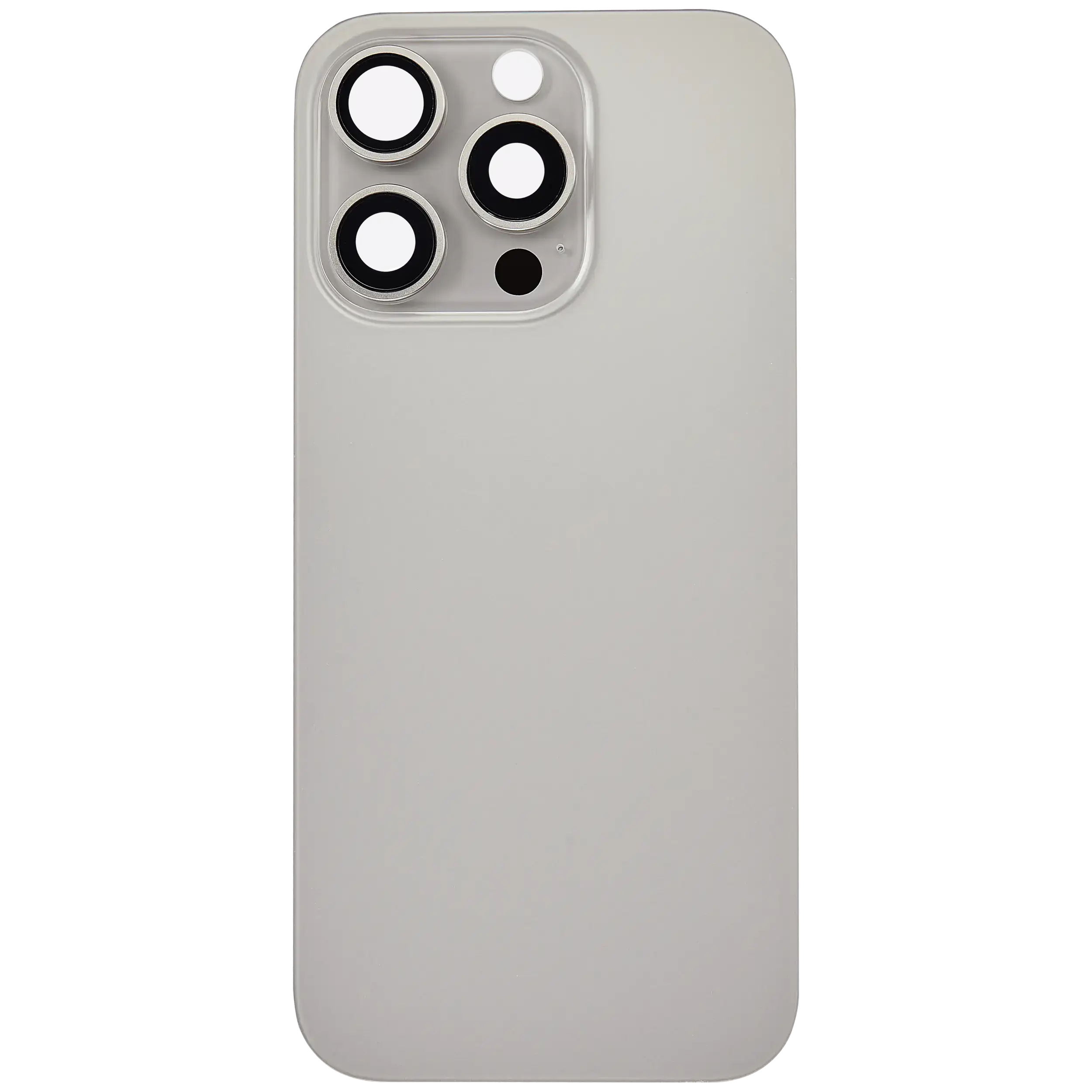 Back Glass w/ MagSafe Magnet For iPhone 16 Pro (No Logo) (Aftermarket) (Natural Titanium)