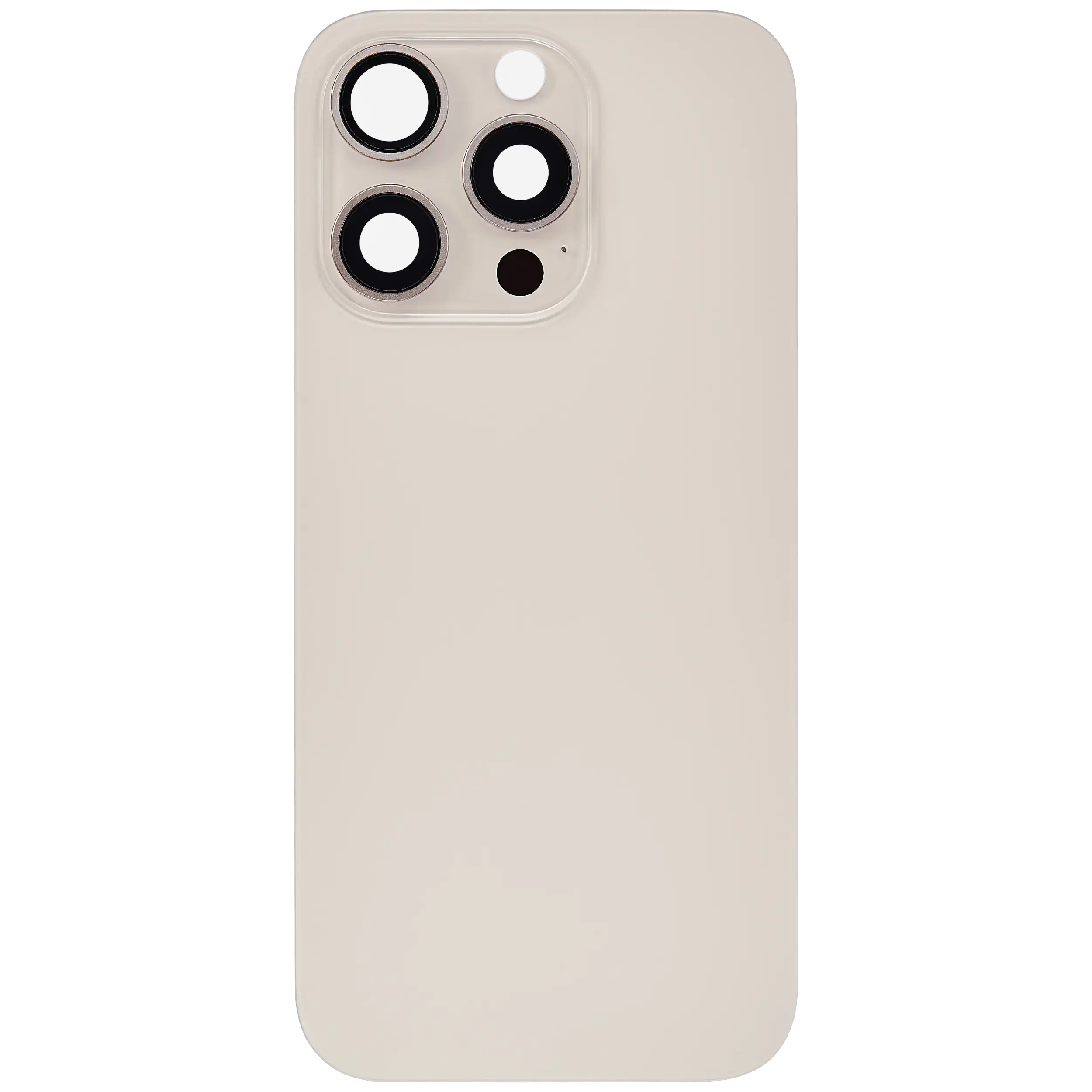 Back Glass w/ MagSafe Magnet For iPhone 16 Pro (No Logo) (Aftermarket) (Desert Titanium)
