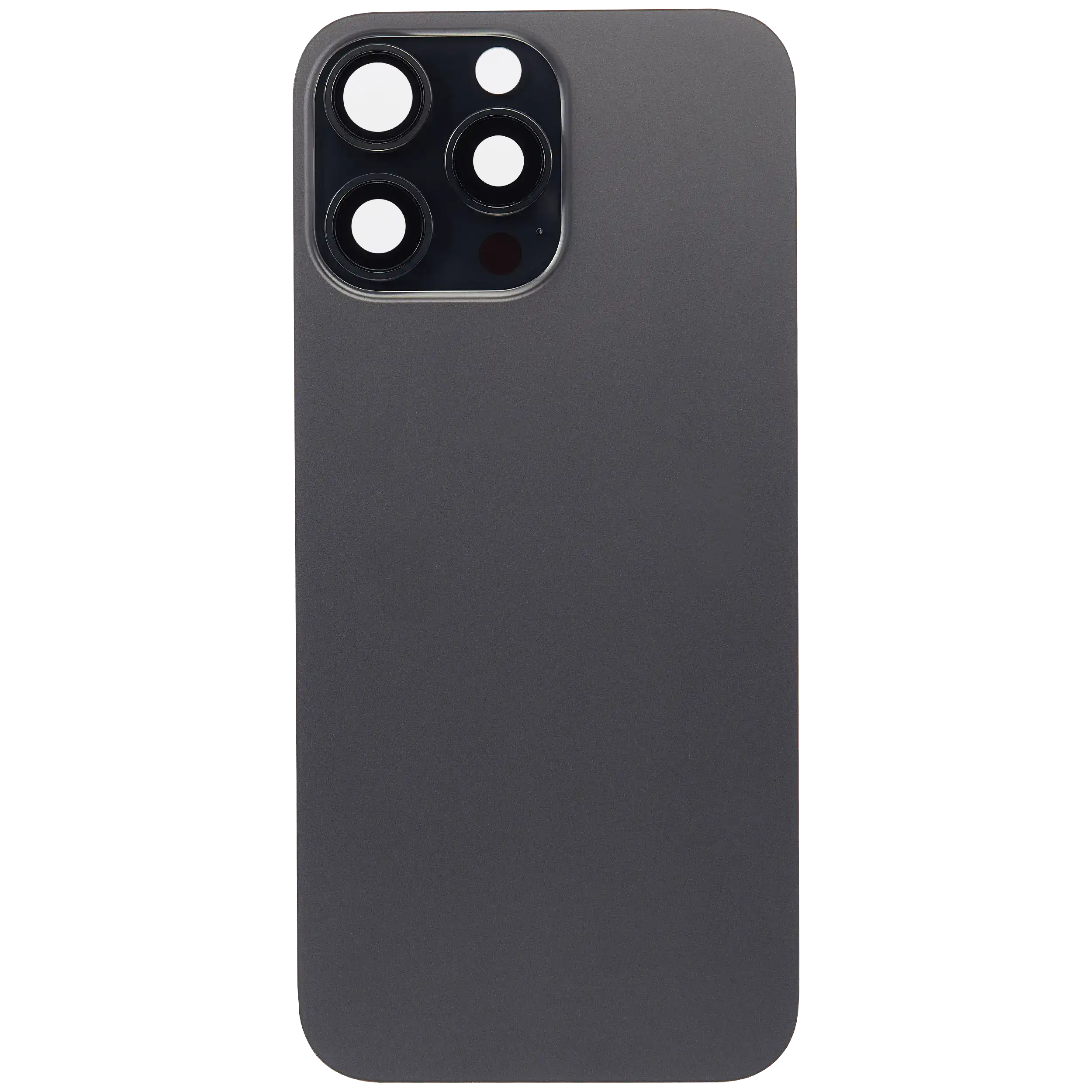 Back Glass w/ MagSafe Magnet For iPhone 16 Pro Max (No Logo) (Aftermarket) (Black Titanium)