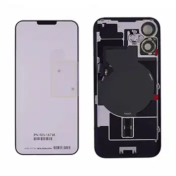 Back Glass w/ MagSafe Magnet & NFC & Flashlight Flex For iPhone 16 (Genuine OEM) (Pink)