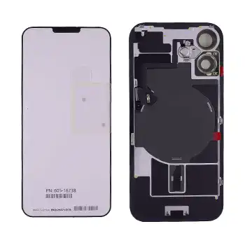 Back Glass w/ MagSafe Magnet & NFC & Flashlight Flex For iPhone 16 (Genuine OEM) (White)