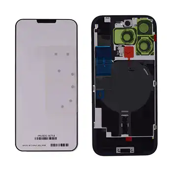 Back Glass w/ MagSafe Magnet & NFC & Flashlight Flex For IPhone 16 Pro Max (Genuine OEM) (White Titanium)