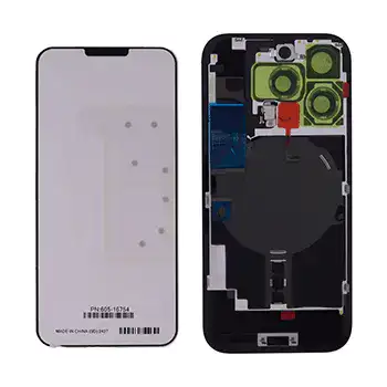 Back Glass w/ MagSafe Magnet & NFC & Flashlight Flex For IPhone 16 Pro Max (Genuine OEM) (Black Titanium)