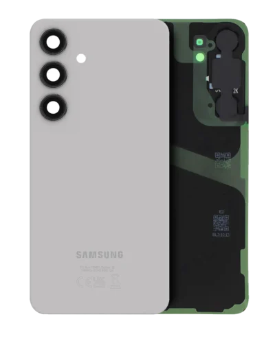 Back Cover Glass With Camera Lens For Samsung Galaxy S24 Plus (Service Pack) (Marble Gray)