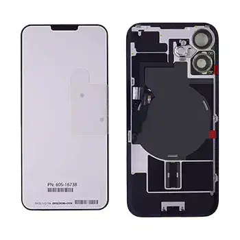 Back Glass w/ MagSafe Magnet & NFC & Flashlight Flex For iPhone 16 Plus (Genuine OEM) (Ultramarine)
