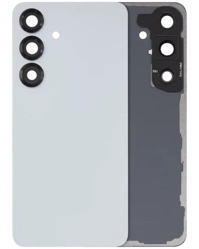 Back Cover Glass With Camera Lens For Samsung Galaxy S25 5G (No Logo) (Aftermarket Plus) (Icy Blue)