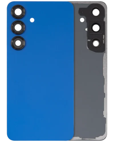 Back Cover Glass With Camera Lens For Samsung Galaxy S25 5G (No Logo) (Aftermarket Plus) (Navy)
