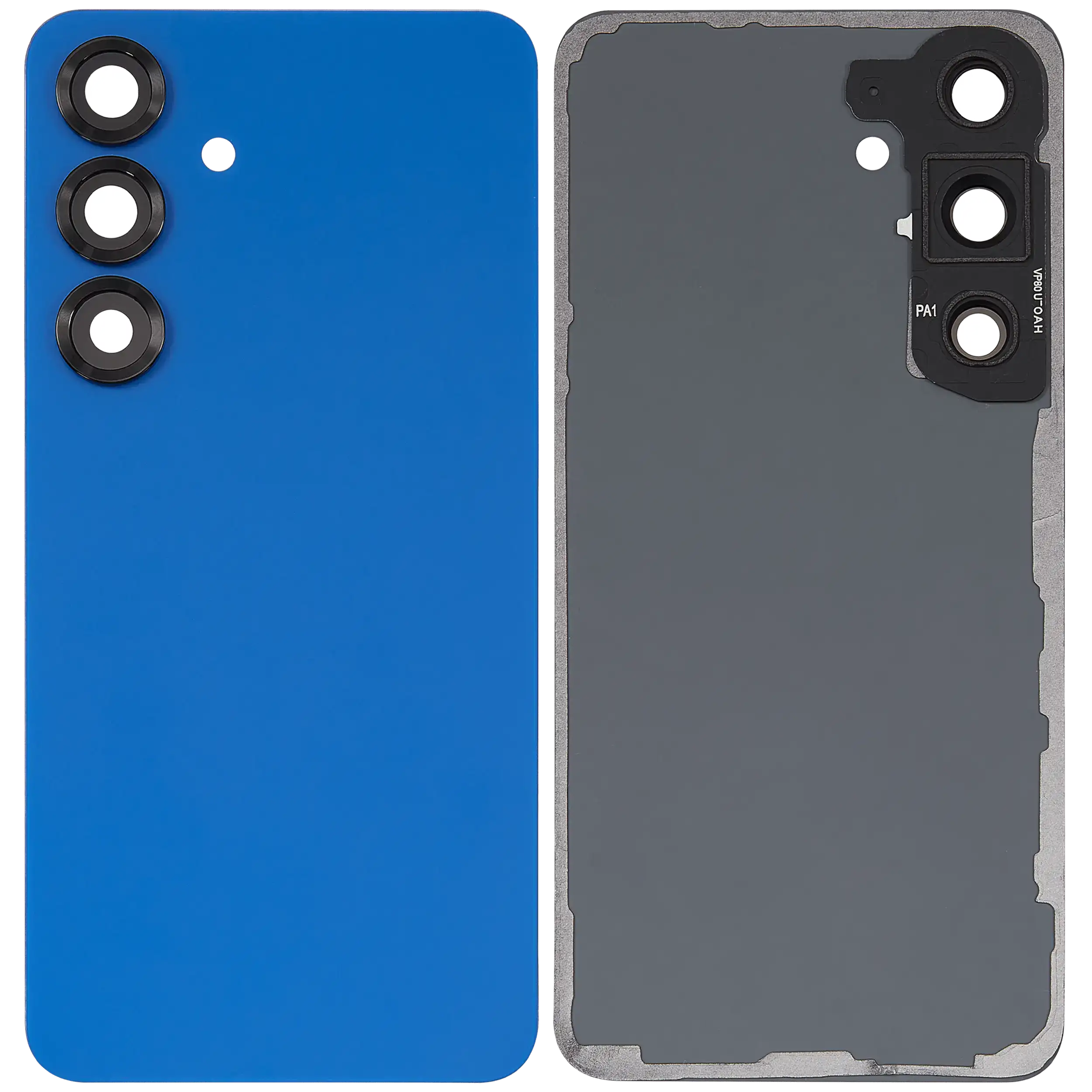 Back Cover Glass With Camera Lens For Samsung Galaxy S25 5G (No Logo) (Aftermarket Plus) (Navy)
