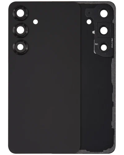 Back Cover Glass With Camera Lens For Samsung Galaxy S25 5G (No Logo) (Aftermarket Plus) (Blue Black)