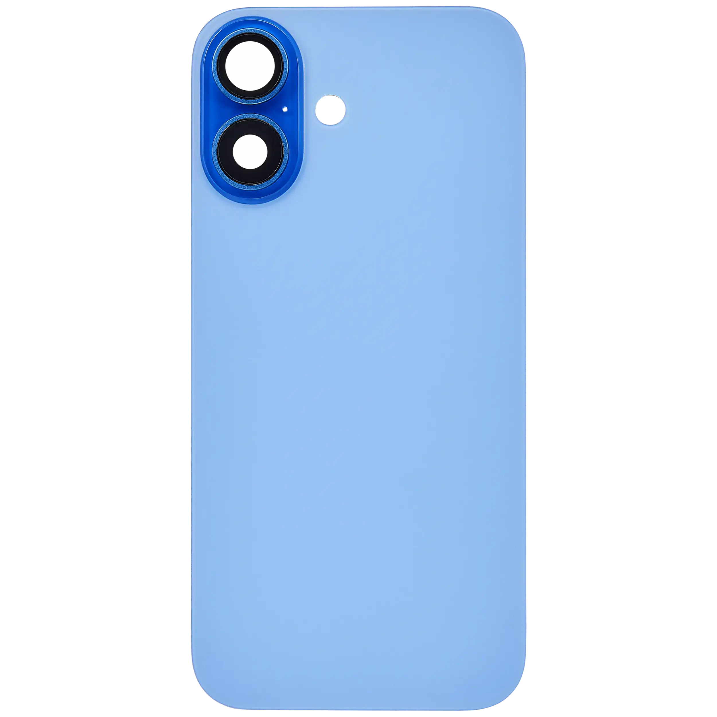 Back Glass w/ MagSafe Magnet For iPhone 16 (No Logo) (Aftermarket) (Ultramarine)