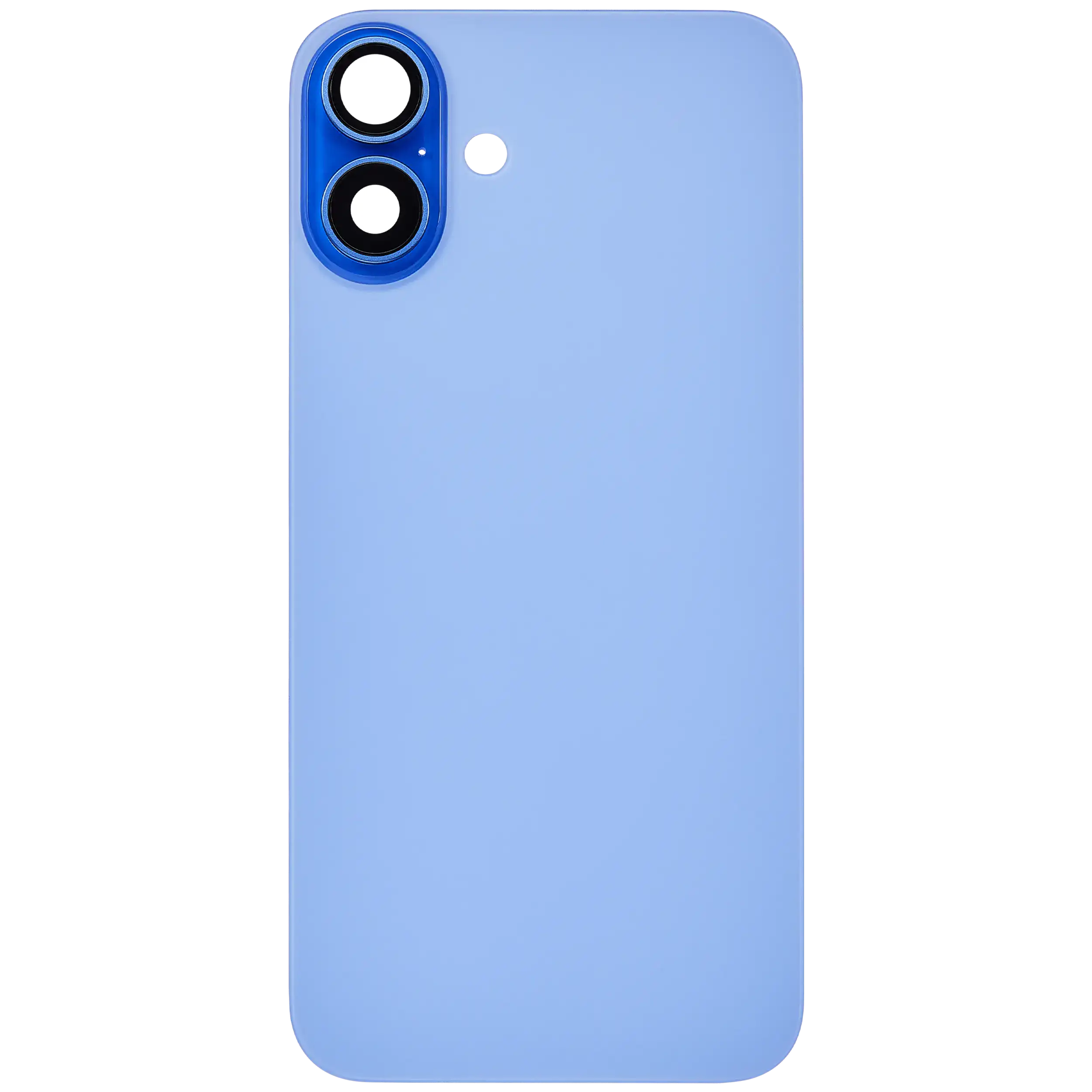 Back Glass w/ MagSafe Magnet For iPhone 16 Plus (No Logo) (Aftermarket) (Ultramarine)