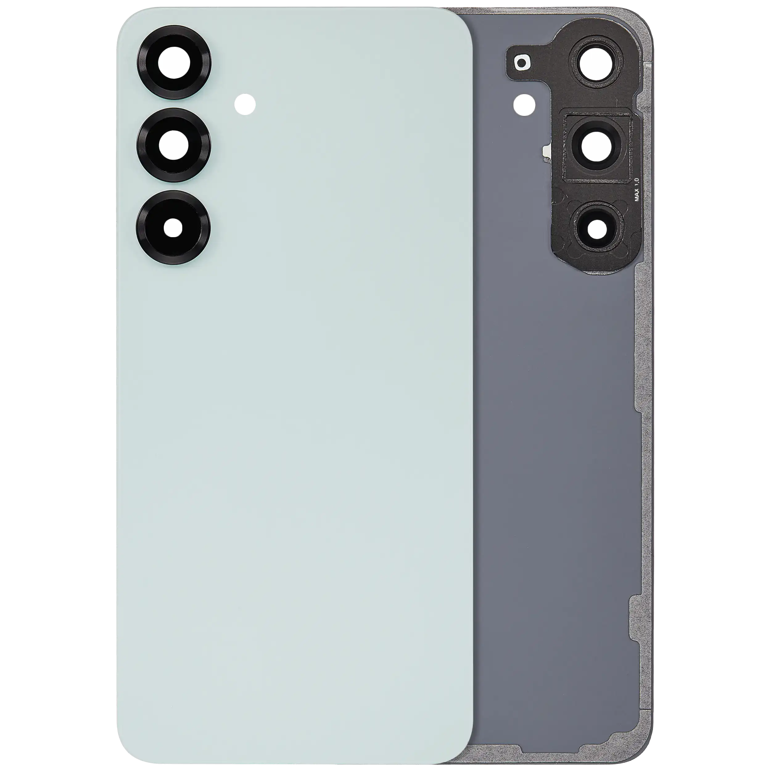Back Cover Glass With Camera Lens For Samsung Galaxy S25 Plus 5G (No Logo) (Aftermarket Plus) (Mint)
