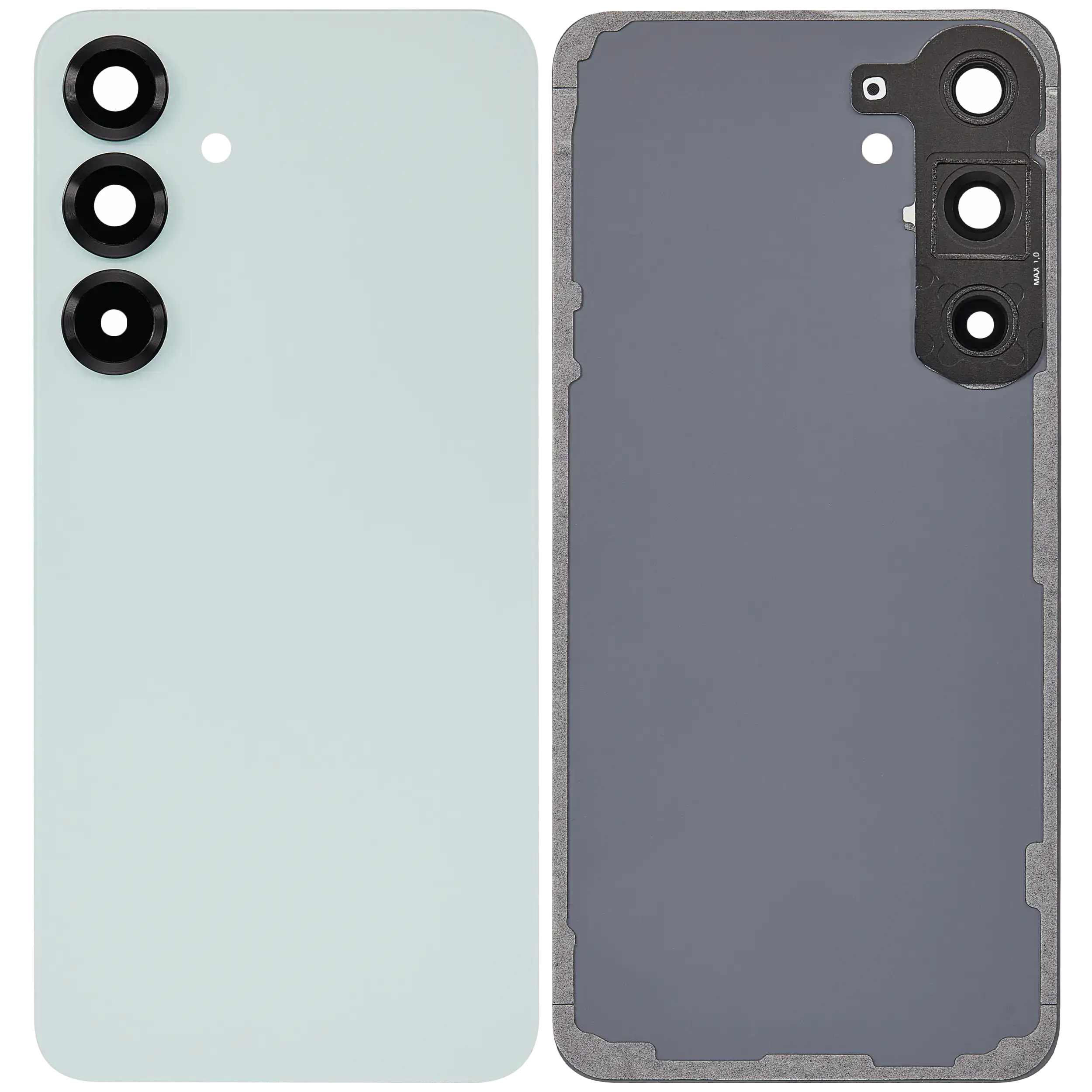 Back Cover Glass With Camera Lens For Samsung Galaxy S25 Plus 5G (No Logo) (Aftermarket Plus) (Mint)