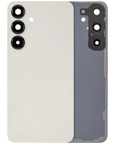 Back Cover Glass With Camera Lens For Samsung Galaxy S25 Plus 5G (No Logo) (Aftermarket Plus) (Pink Gold)