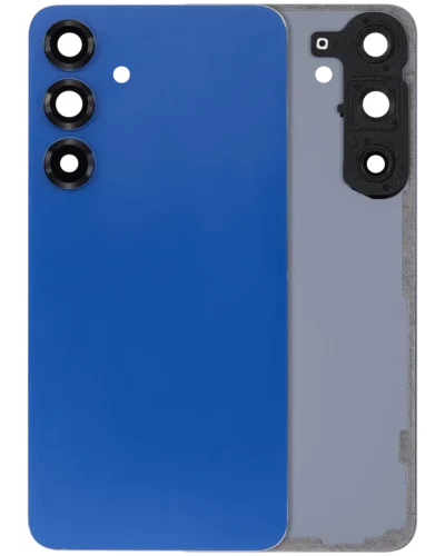 Back Cover Glass With Camera Lens For Samsung Galaxy S25 Plus 5G (No Logo) (Aftermarket Plus) (Navy)
