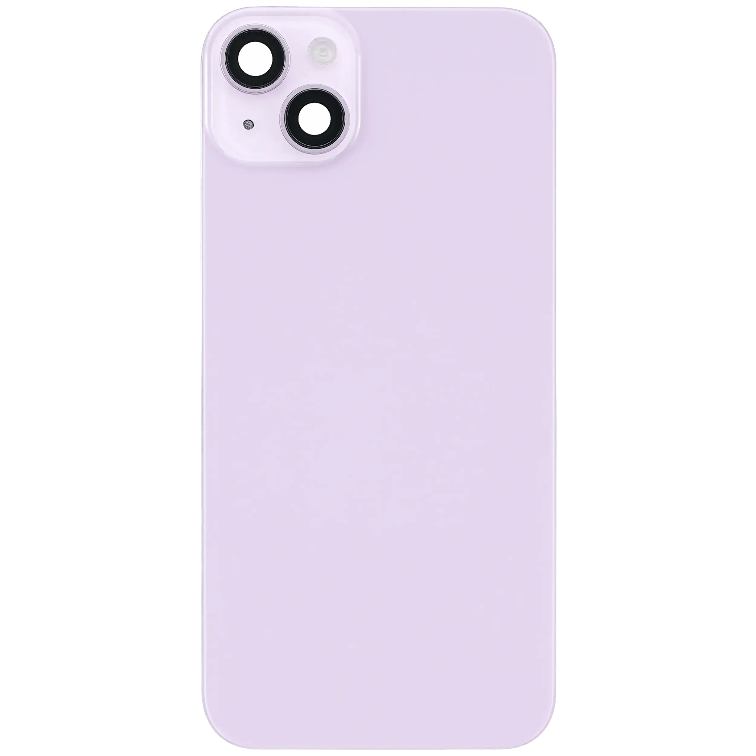 Back Glass w/ MagSafe Magnet For iPhone 14 Plus (Aftermarket) (Purple) (No Logo)