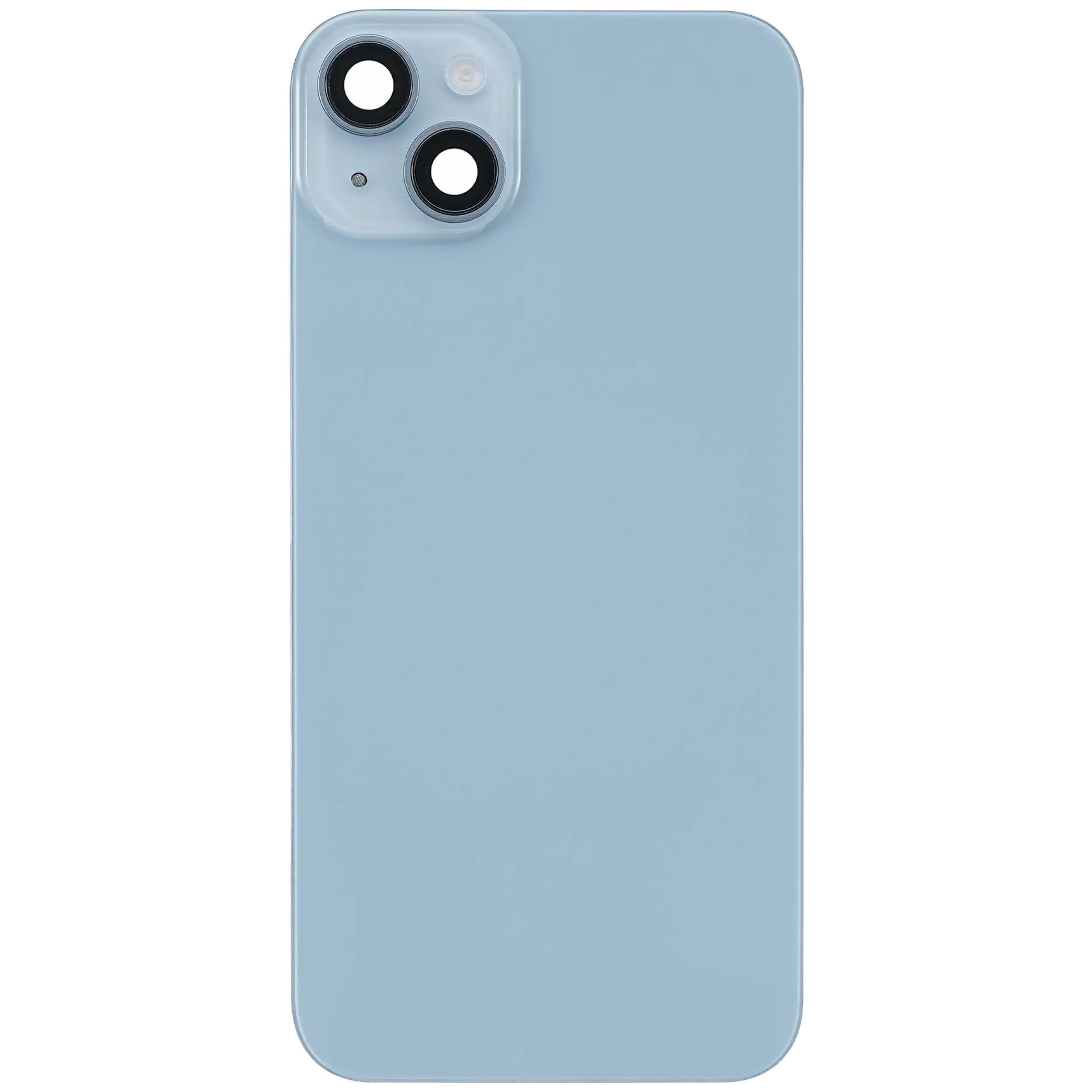 Back Glass w/ MagSafe Magnet For iPhone 14 Plus (Aftermarket) (Blue) (No Logo)