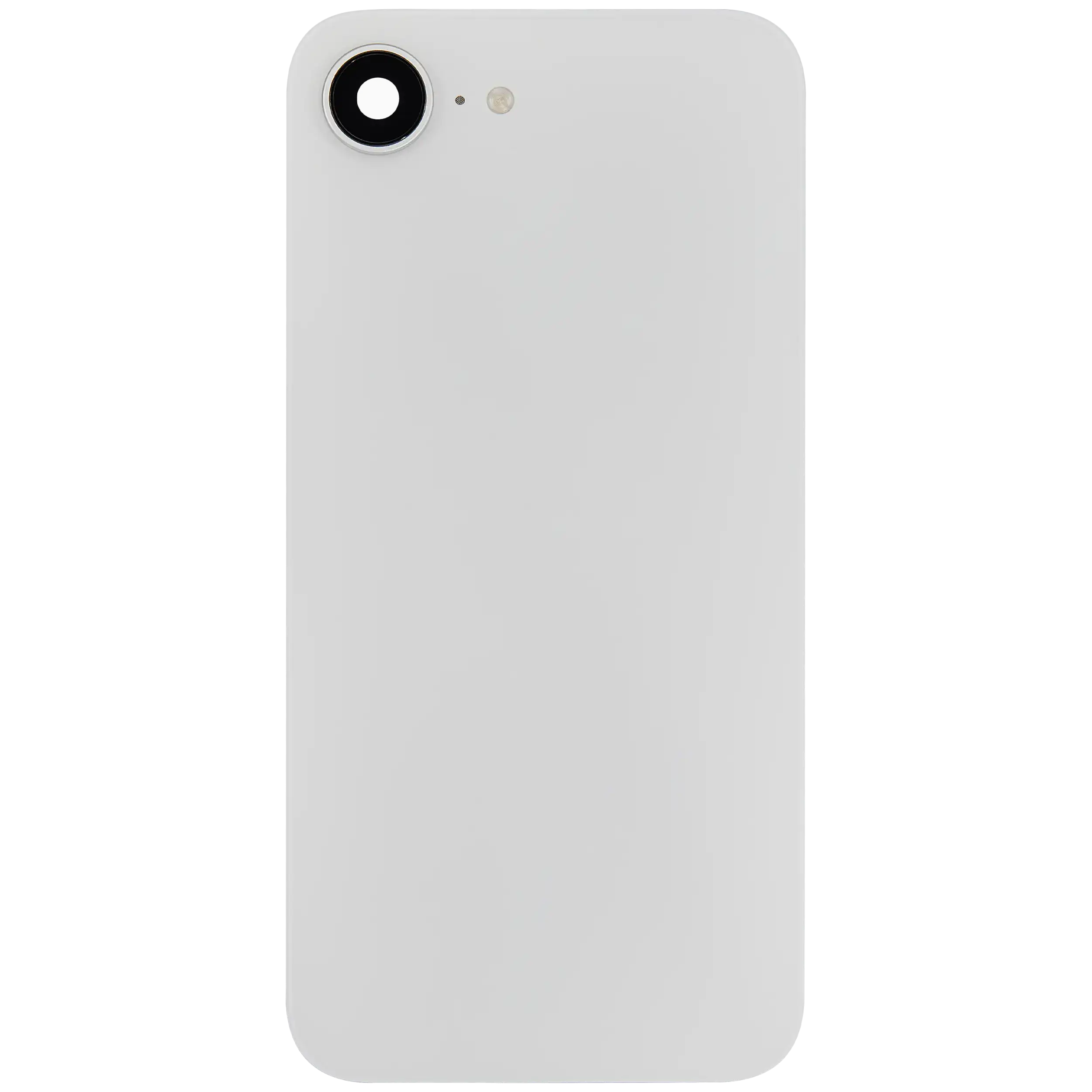 Back Glass w/ MagSafe Magnet & NFC & Flashlight Flex For iPhone 16e (Aftermarket) (White)