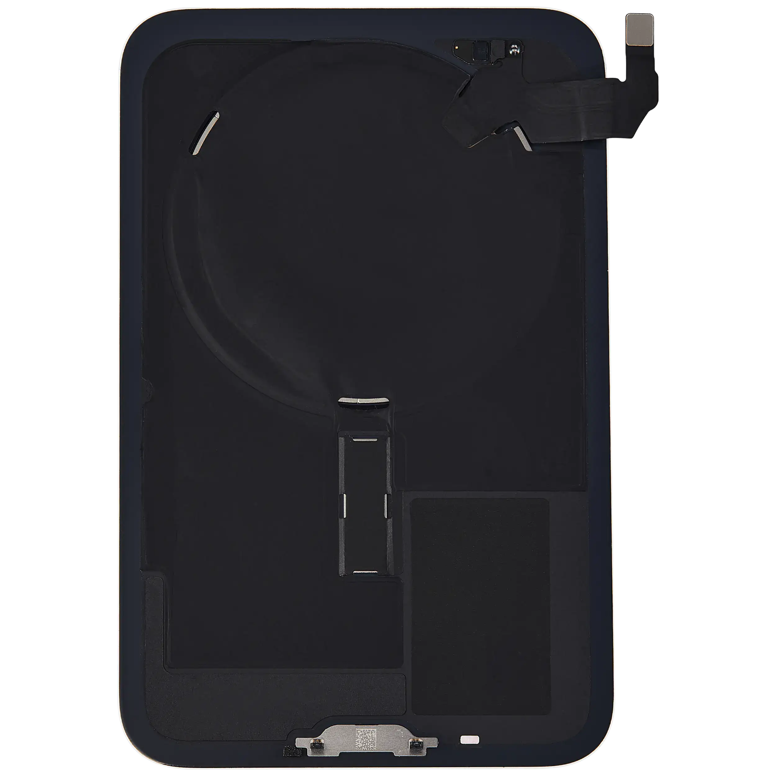 Back Glass w/ MagSafe Magnet & NFC For iPhone 17 Pro Max (Used OEM Pull: Grade A) (Silver)