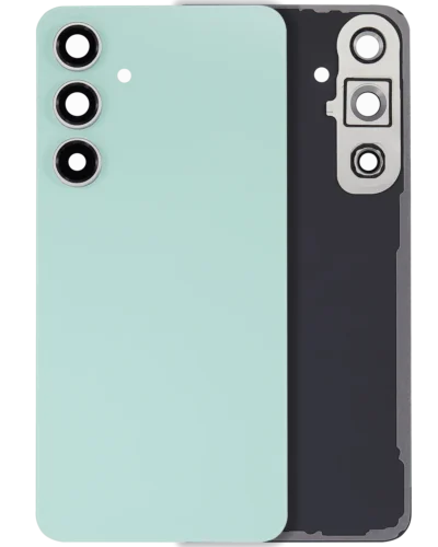 Back Cover Glass With Camera Lens For Samsung Galaxy S24 FE (No Logo) (Aftermarket Plus) (Mint)