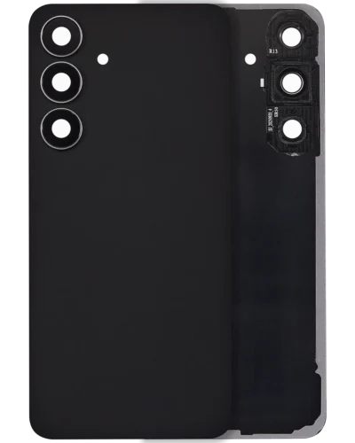 Back Cover Glass With Camera Lens For Samsung Galaxy S25 FE (No Logo) (Aftermarket Plus) (Jetblack)