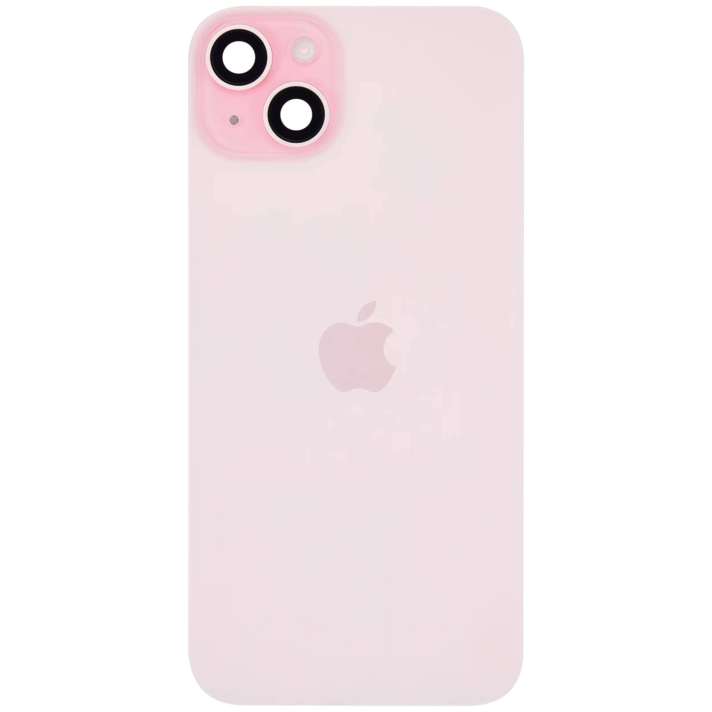 Back Glass w/ MagSafe Magnet & NFC & Flashlight Flex For IPhone 15 Plus (Genuine OEM) (Pink)