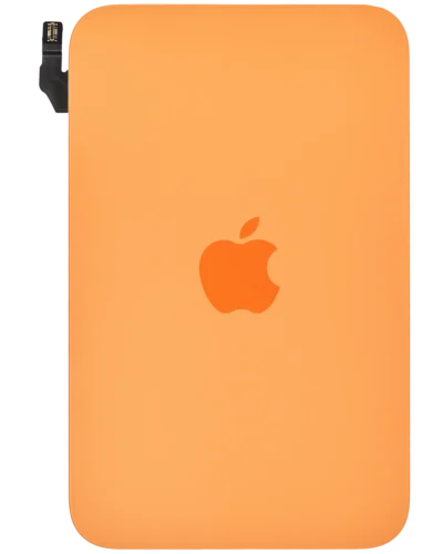 Back Glass w/ MagSafe Magnet & NFC & Flashlight Flex For iPhone 17 Pro Max (Genuine OEM) (Cosmic Orange)