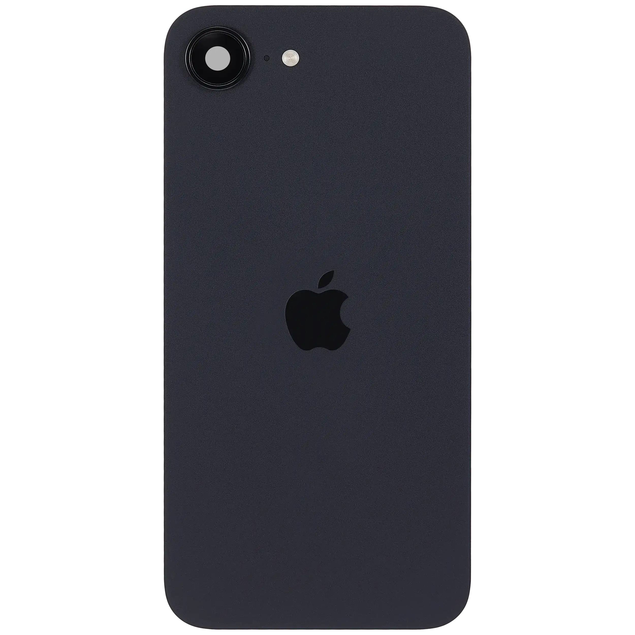 Back Glass w/ MagSafe Magnet & NFC & Flashlight Flex For iPhone 16e (Service Pack) (Black)