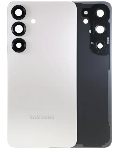Back Cover Glass With Camera Lens For Samsung Galaxy S25 5G (Service Pack) (Pink Gold)