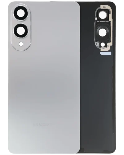Back Cover Glass With Camera Lens For Samsung Galaxy S25 Edge 5G (Service Pack) (Titanium Silver)