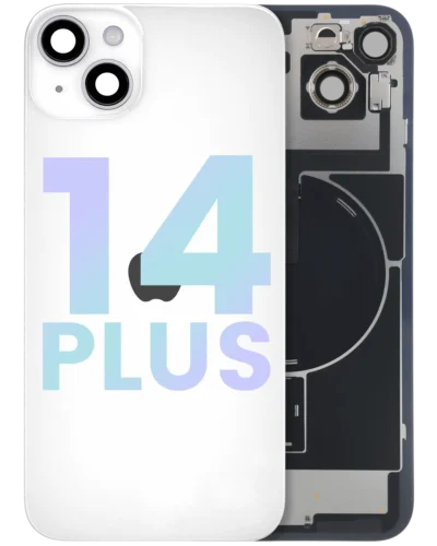 Back Glass w/ MagSafe Magnet & NFC & Flashlight Flex For iPhone 14 Plus (Service Pack) (Starlight)
