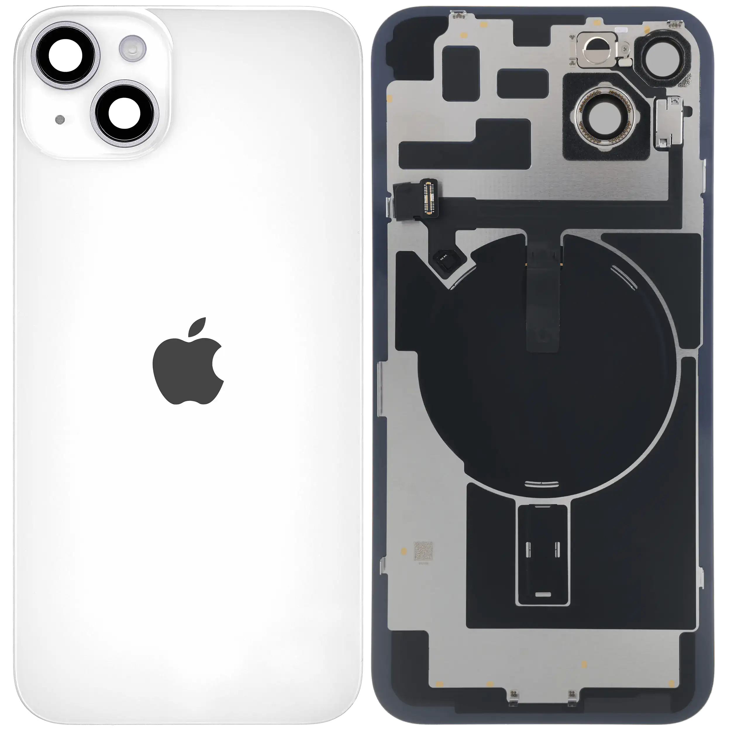 Back Glass w/ MagSafe Magnet & NFC & Flashlight Flex For iPhone 14 Plus (Service Pack) (Starlight)