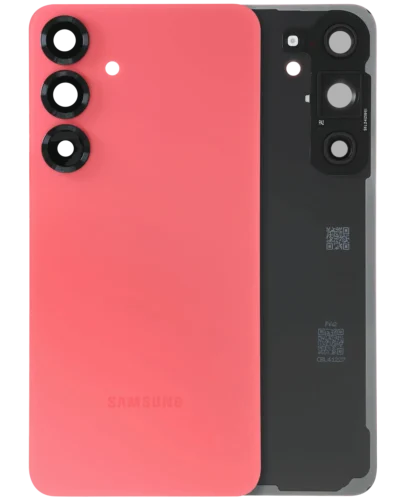 Back Cover Glass With Camera Lens For Samsung Galaxy S25 Plus 5G (Service Pack) (Coral Red)