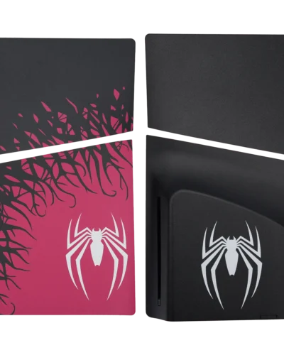Spider-Man faceplate cover set for PlayStation 5 Slim Disc Edition