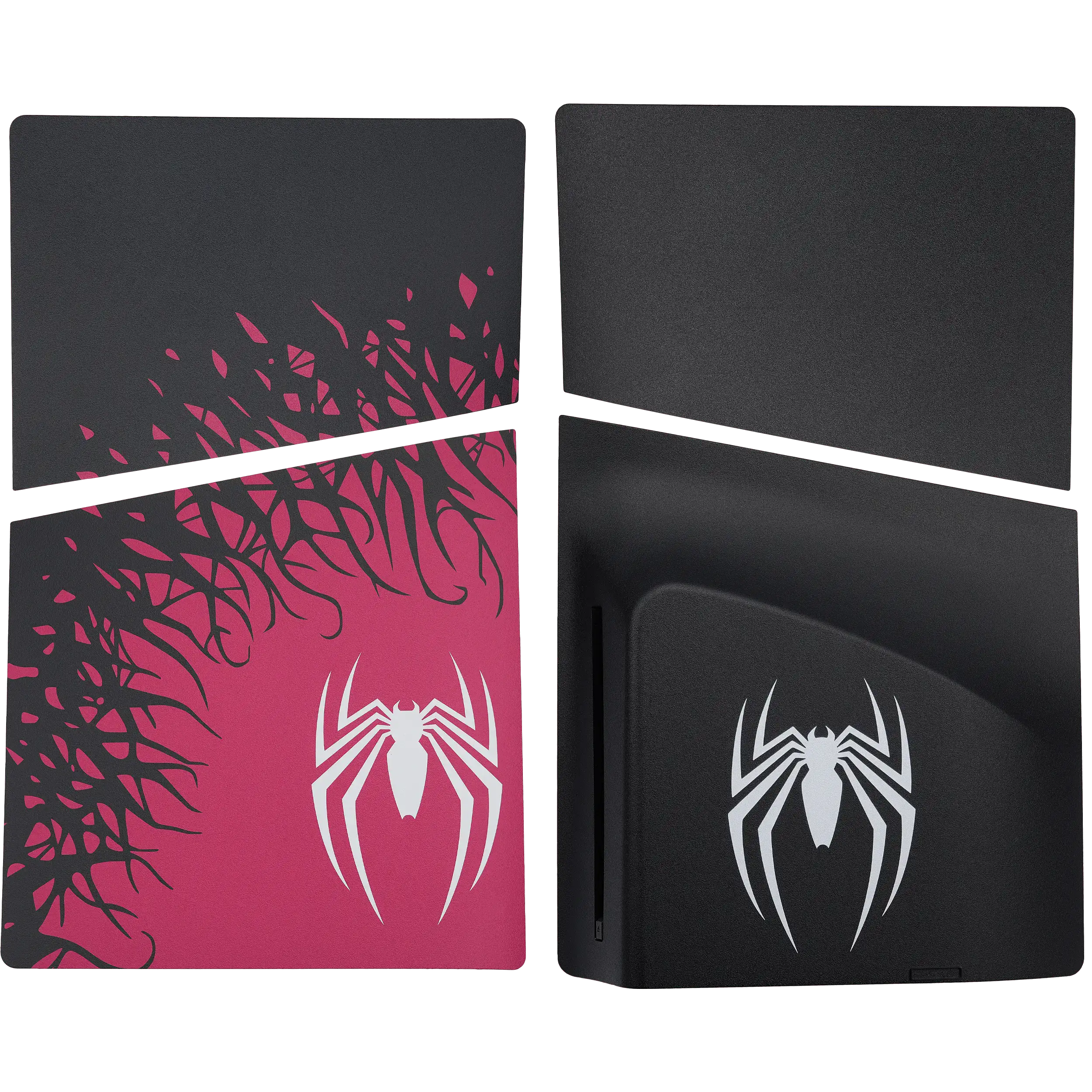 Spider-Man faceplate cover set for PlayStation 5 Slim Disc Edition