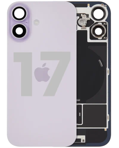 Back Glass w/ MagSafe Magnet & NFC & Flashlight Flex For iPhone 17 (Used OEM Pull: Grade B) (Lavender)