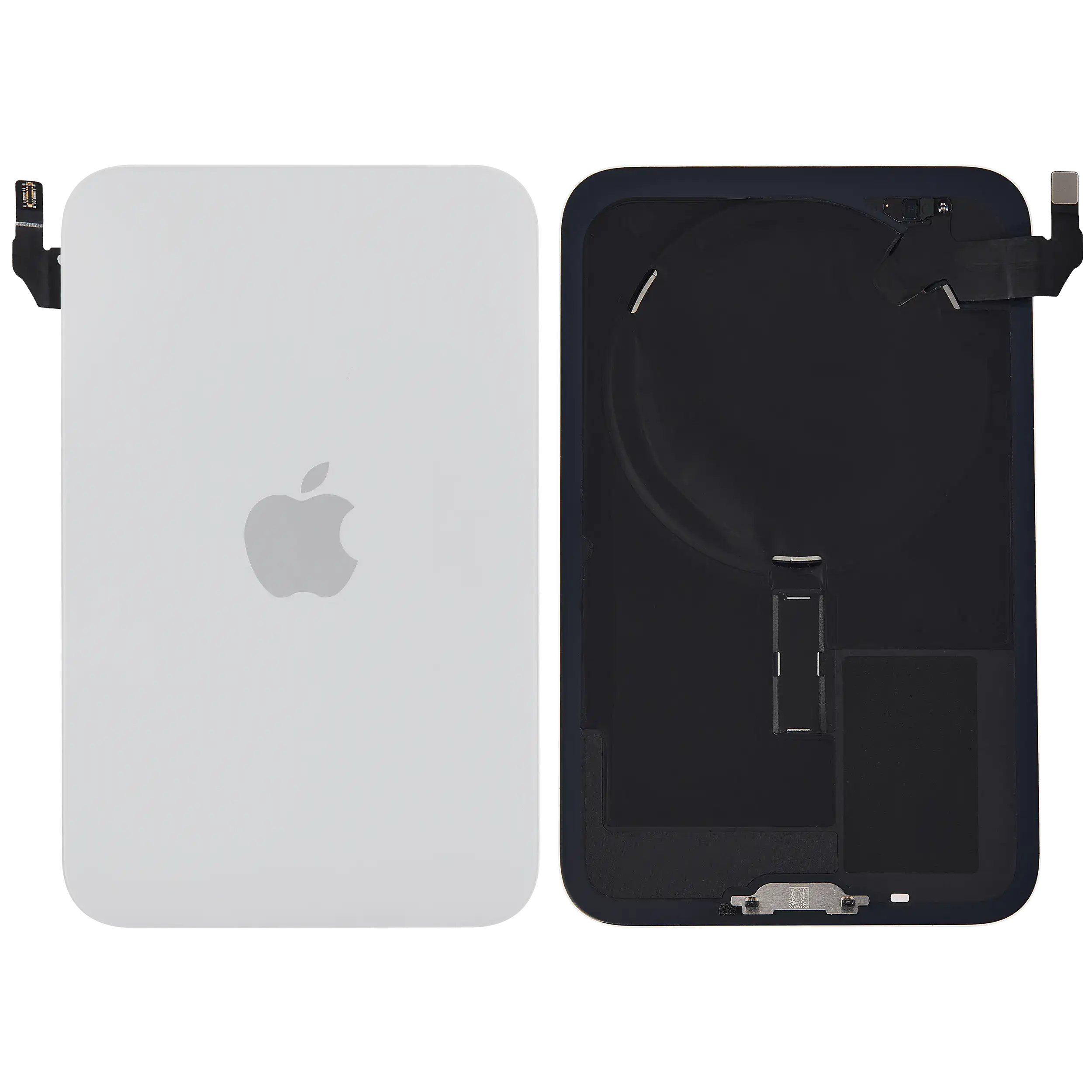 Back Glass w/ MagSafe Magnet & NFC For iPhone 17 Pro Max (Used OEM Pull: Grade B) (Silver)