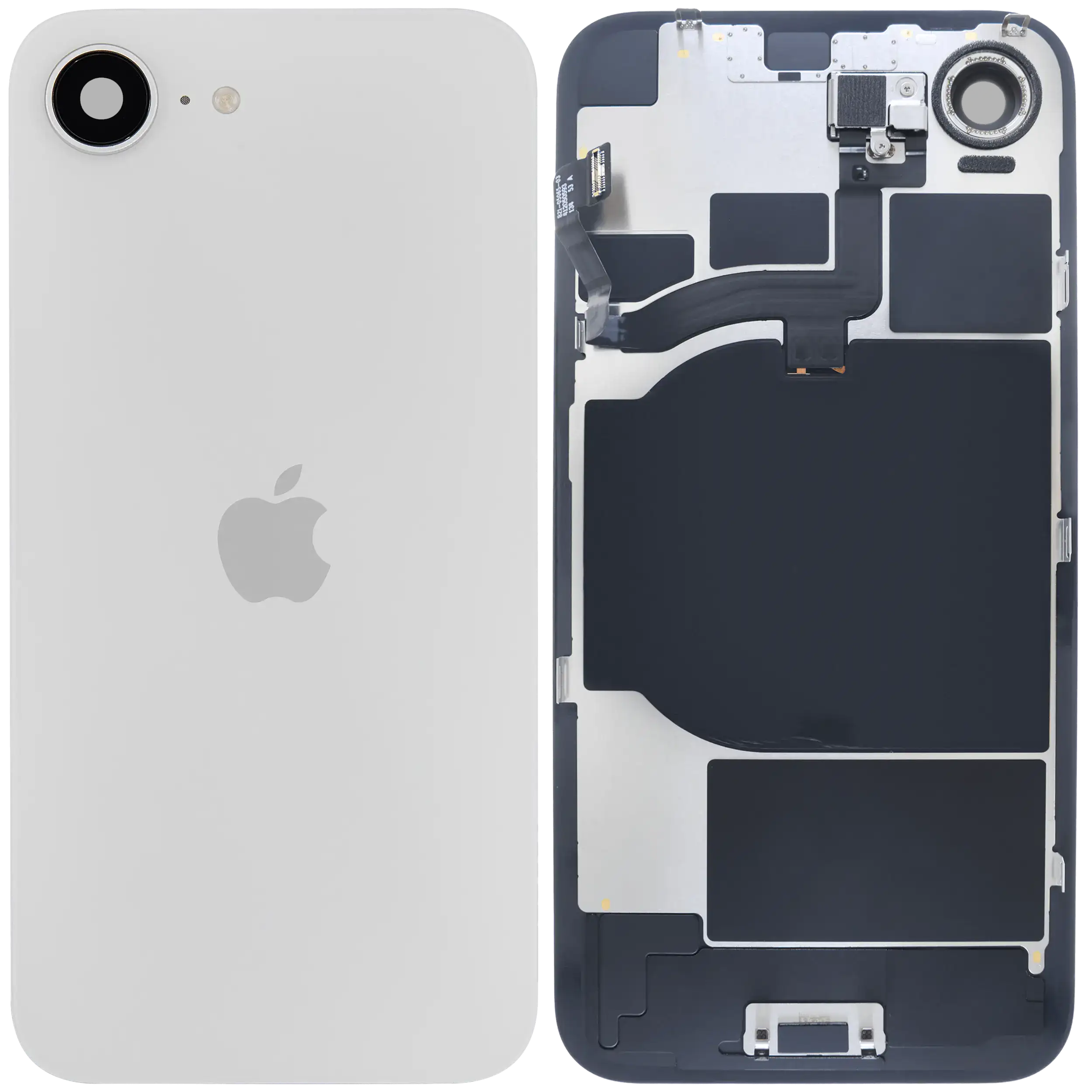 Back Glass For iPhone 16e (Service Pack) (White)