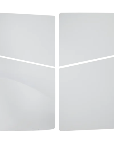 White faceplate cover for PS5 Slim Disc Edition