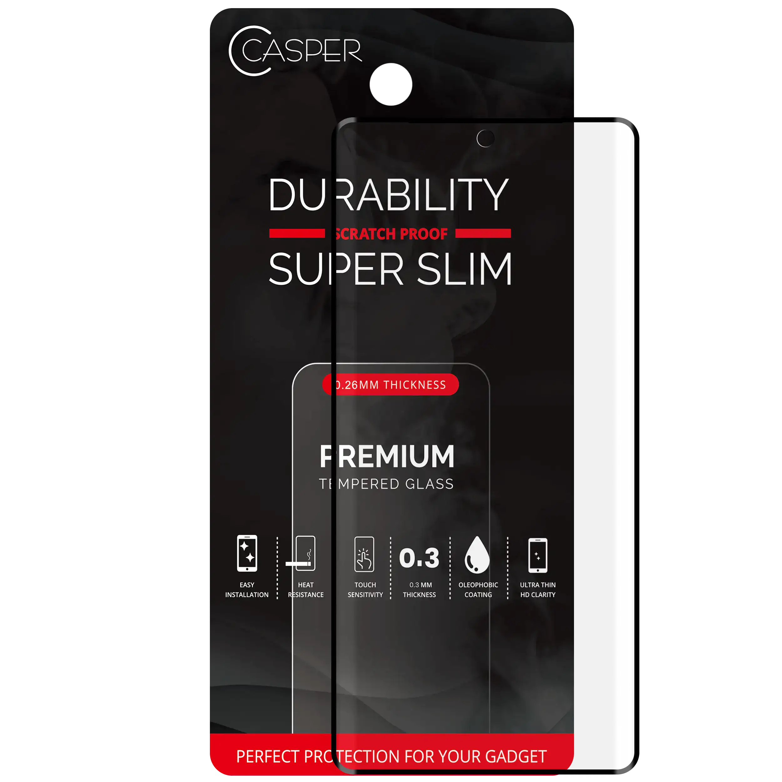 Casper Edge-glued Tempered Glass For Google Pixel 6 Pro (Case Friendly) (Retail Pack)