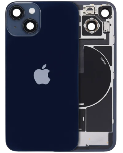 Back Glass w/ MagSafe Magnet & NFC & Flashlight Flex For iPhone 14 (Genuine OEM) (Midnight)
