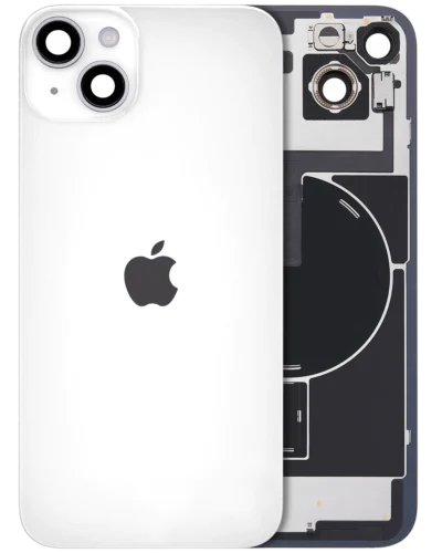 Back Glass w/ MagSafe Magnet & NFC & Flashlight Flex For iPhone 14 Plus (Genuine OEM) (Starlight)