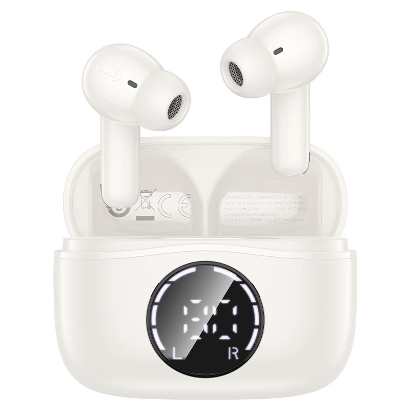 HOCO EQ22 Singer Wireless Earbuds – White