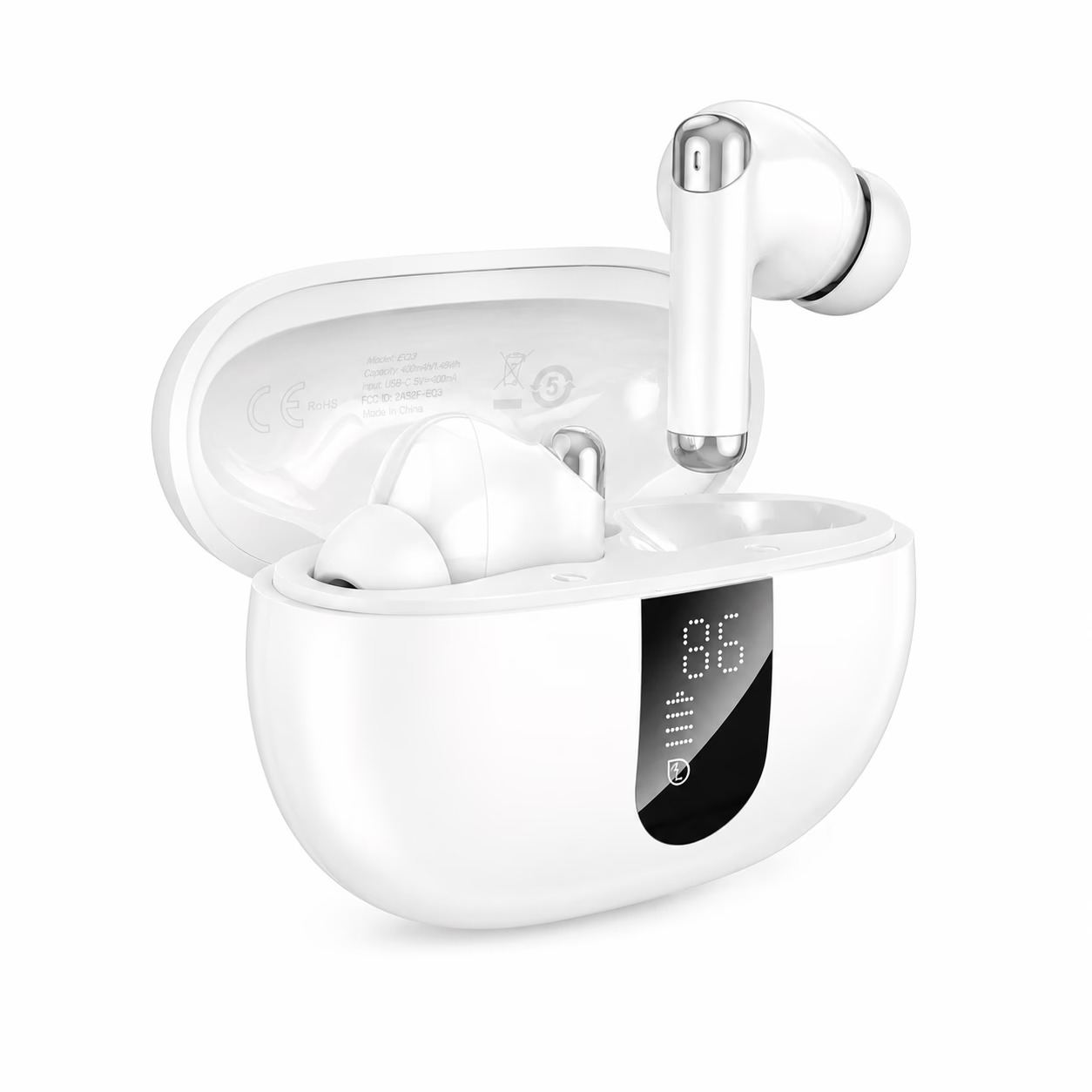 HOCO EQ26 Wireless Earbuds – White