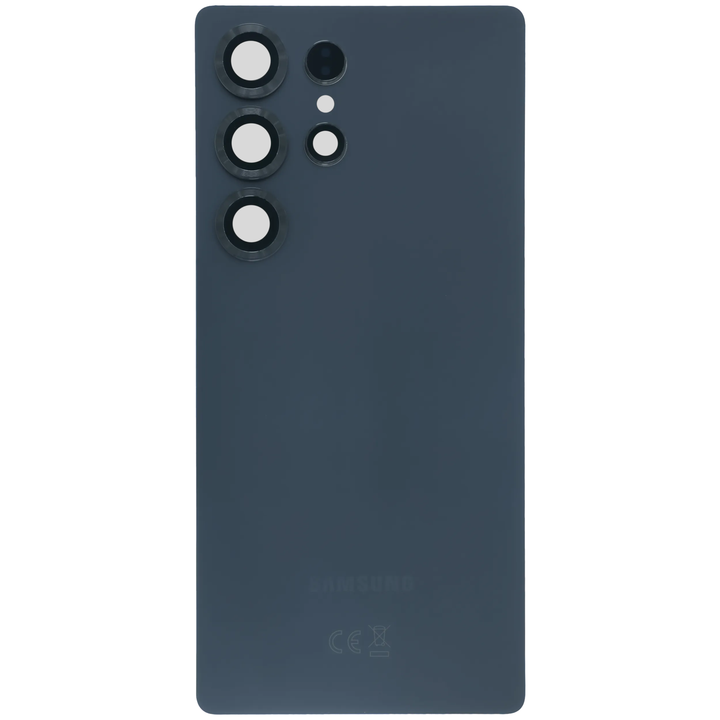 Back Cover Glass With Camera Lens For Samsung Galaxy S25 Ultra 5G (Service Pack) (Titanium Black) - Image 2