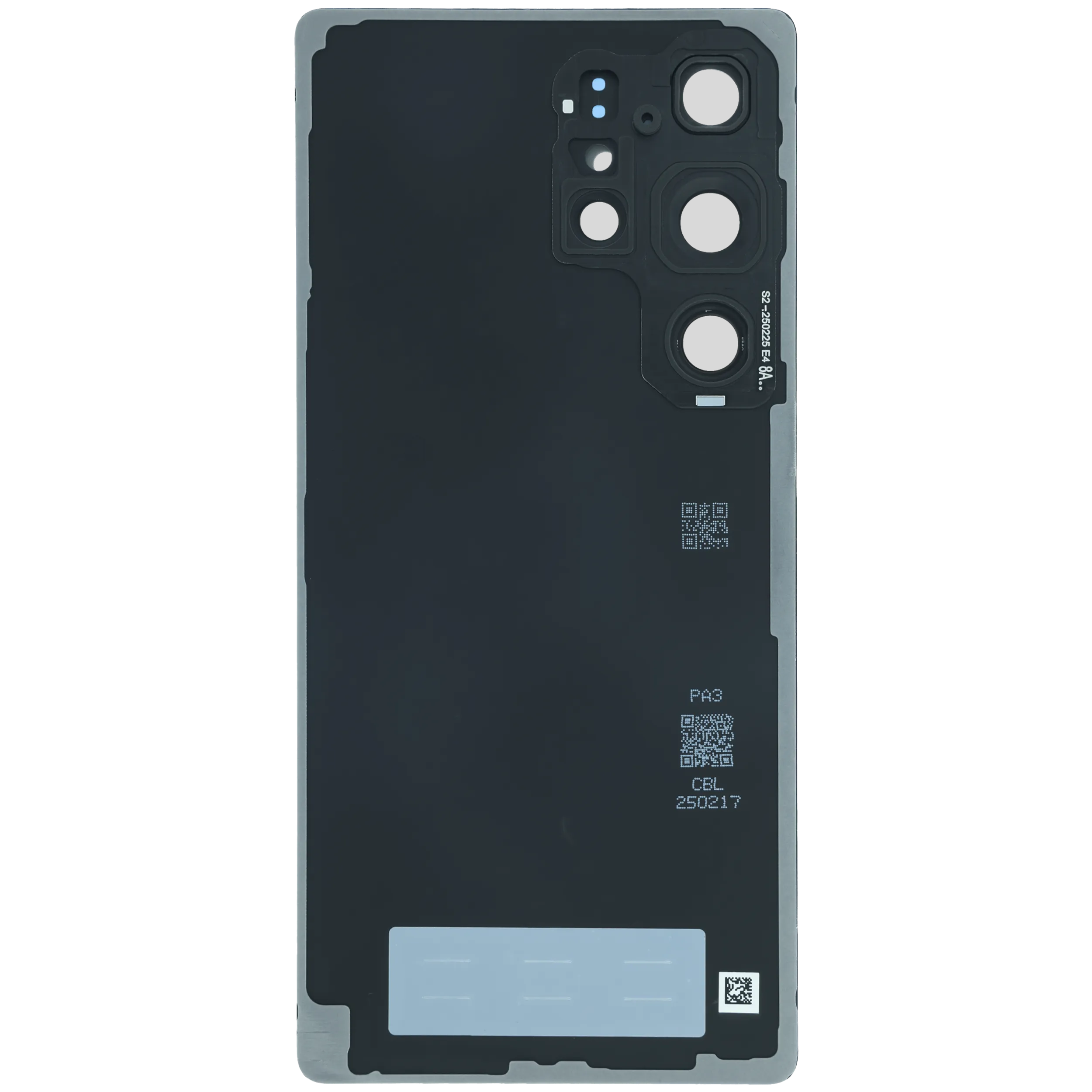 Back Cover Glass With Camera Lens For Samsung Galaxy S25 Ultra 5G (Service Pack) (Titanium Black) - Image 4