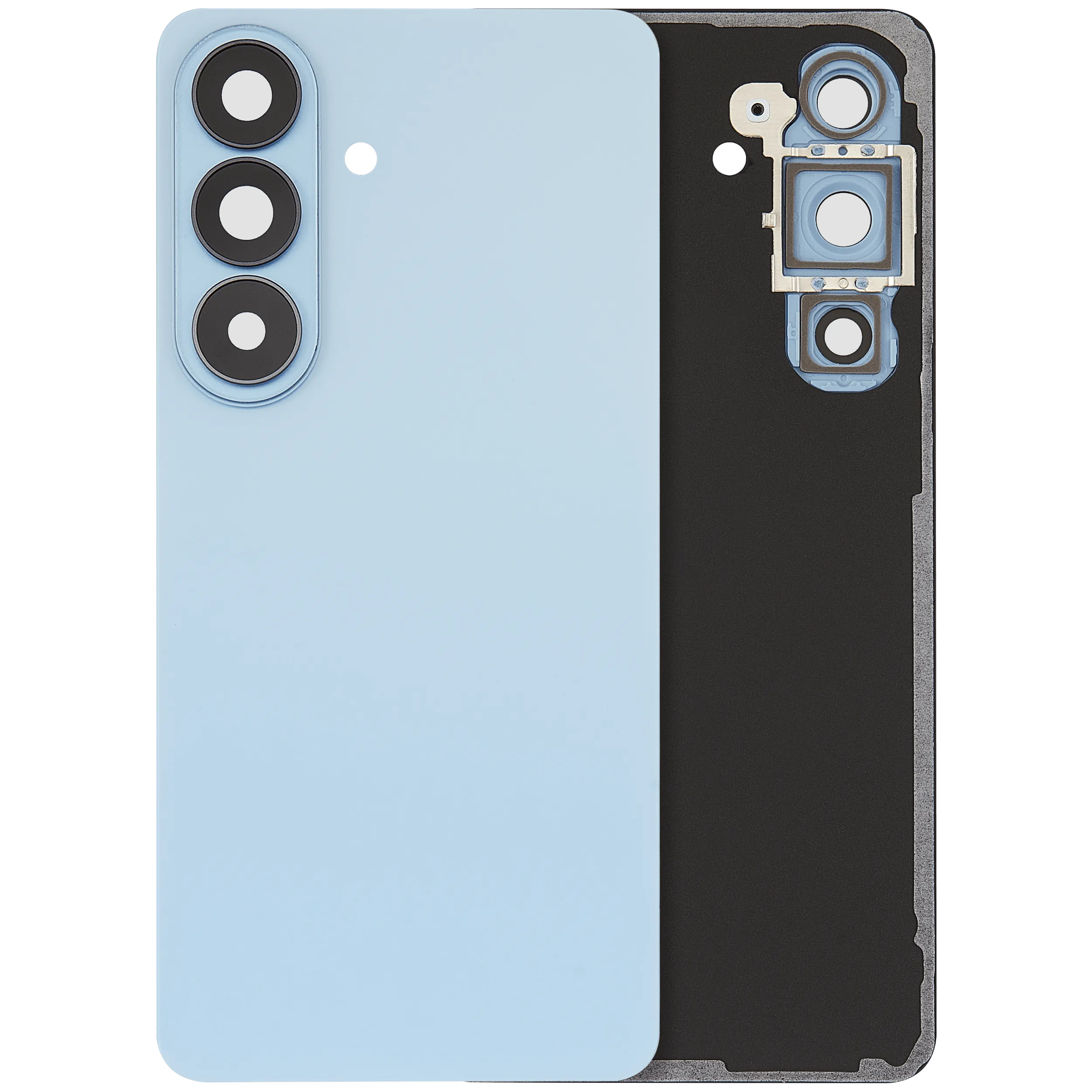 Back Cover Glass With Camera Lens For Samsung Galaxy S26 (Aftermarket Plus) (Sky Blue)