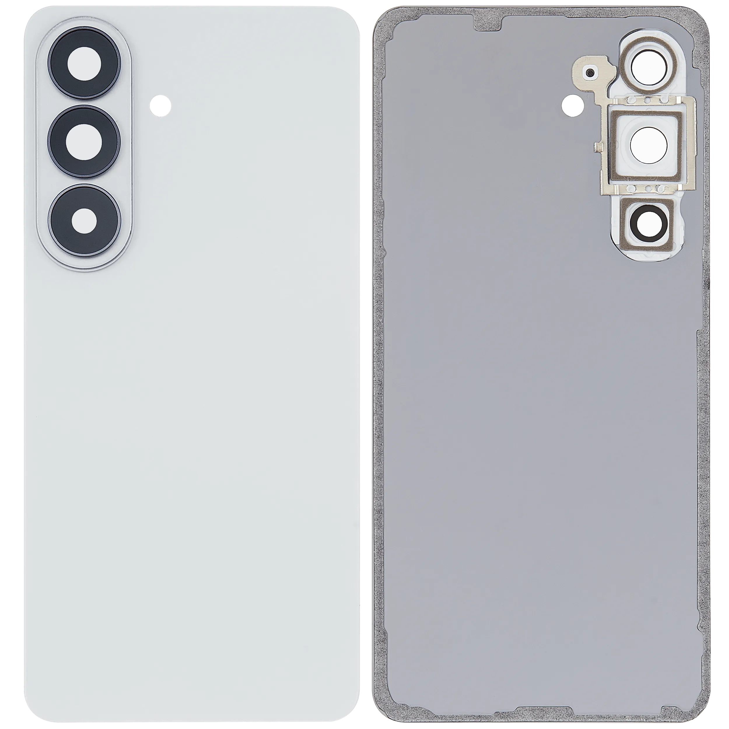 Back Cover Glass With Camera Lens For Samsung Galaxy S26 (Aftermarket Plus) (White) - Image 3