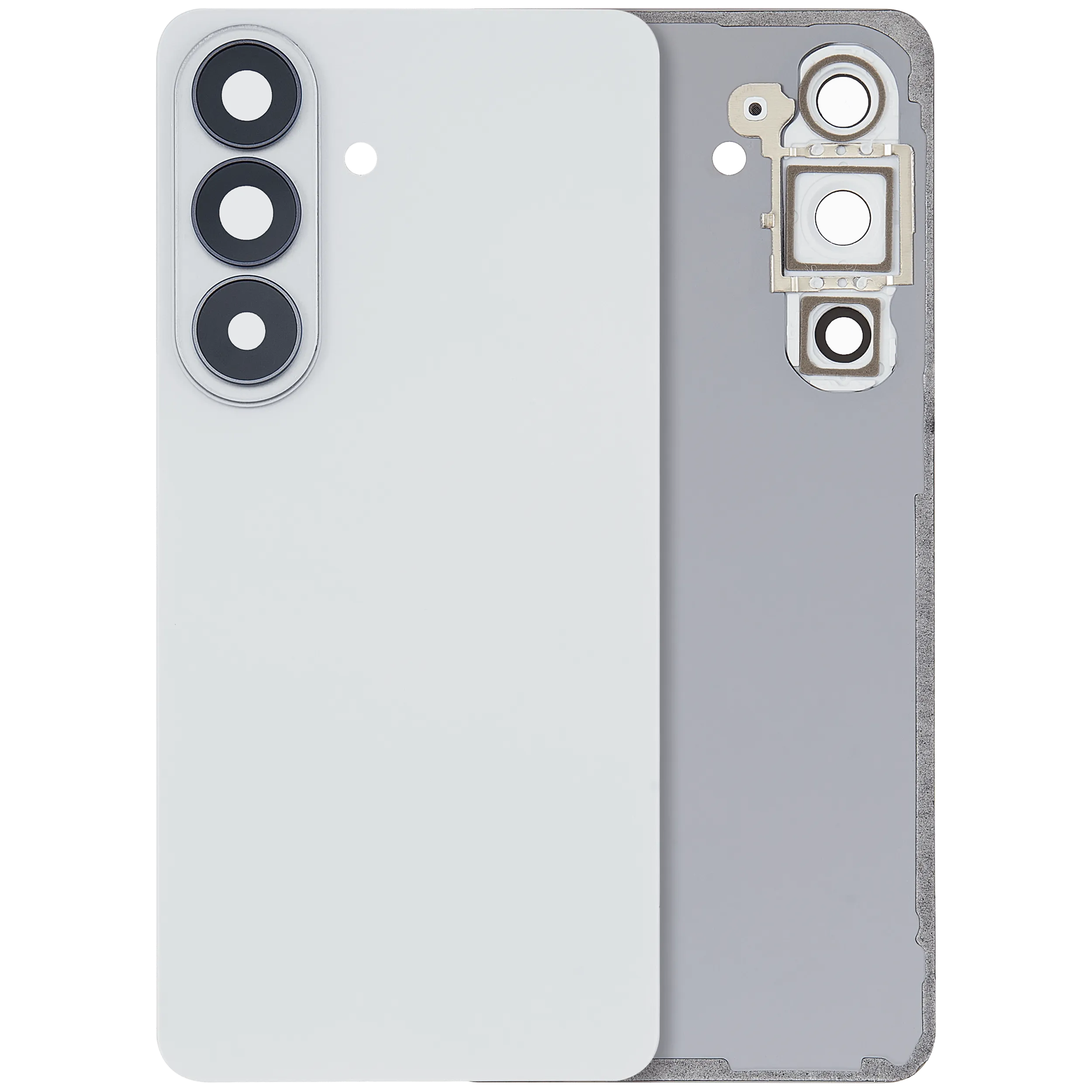 Back Cover Glass With Camera Lens For Samsung Galaxy S26 (Aftermarket Plus) (White)